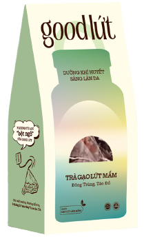 Trà gạo lứt mầm<br> đông trùng hạ thảo good lứt