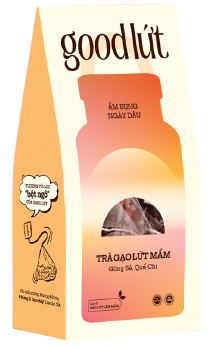 Trà gạo lứt mầm <br>gừng sử quế chi good lứt