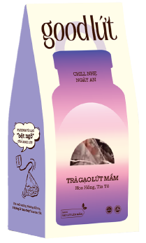 Trà gạo lứt mầm<br> hoa hồng tía tô good lứt